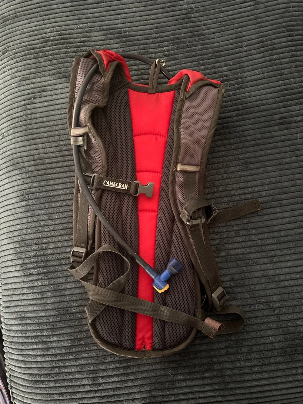 CamelBak Red and Black Hydration Backpack